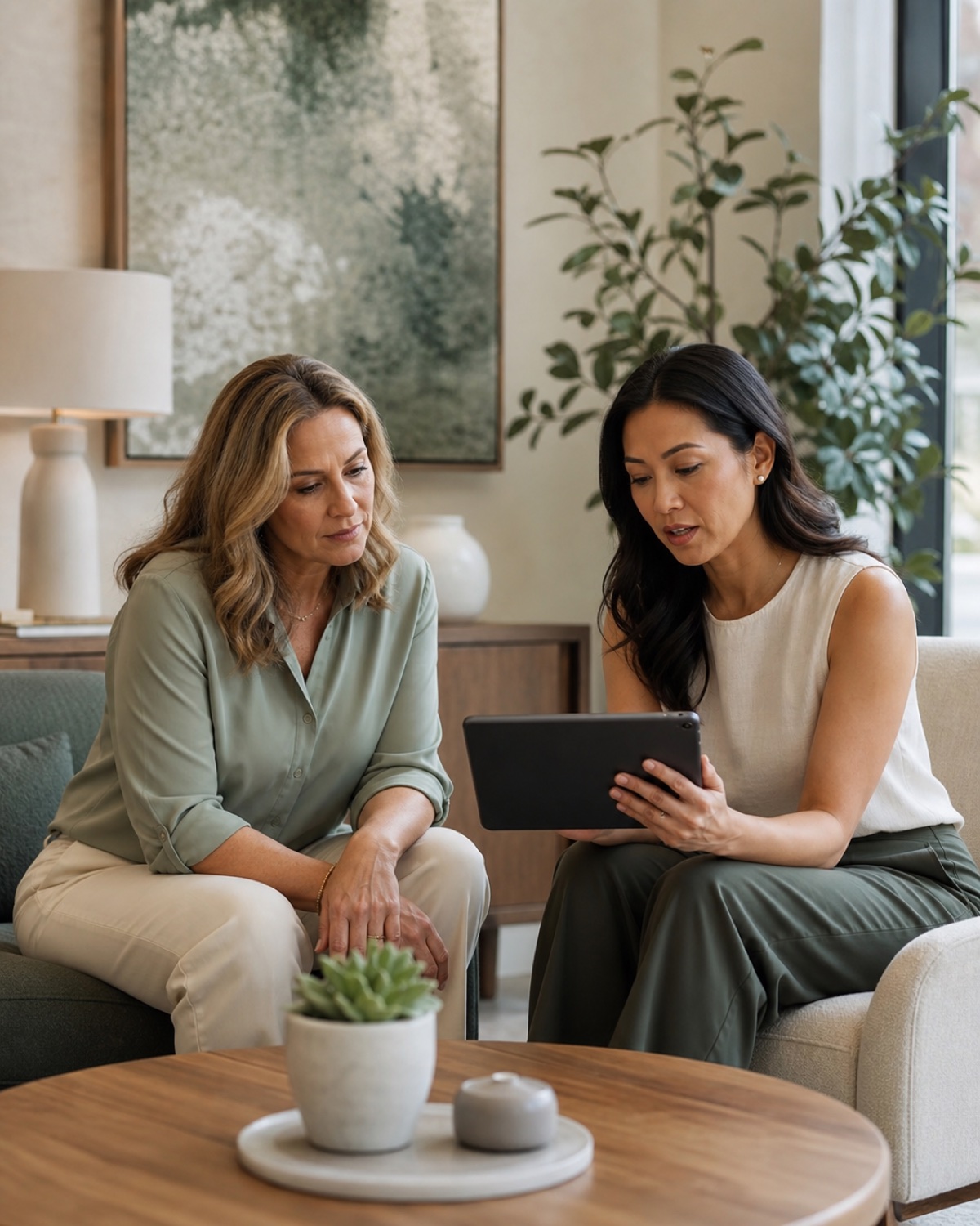 A member and provider reviewing hormone and metabolic health together